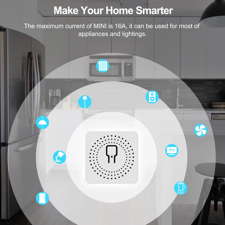 Interruptor inteligente wi-fi 16a