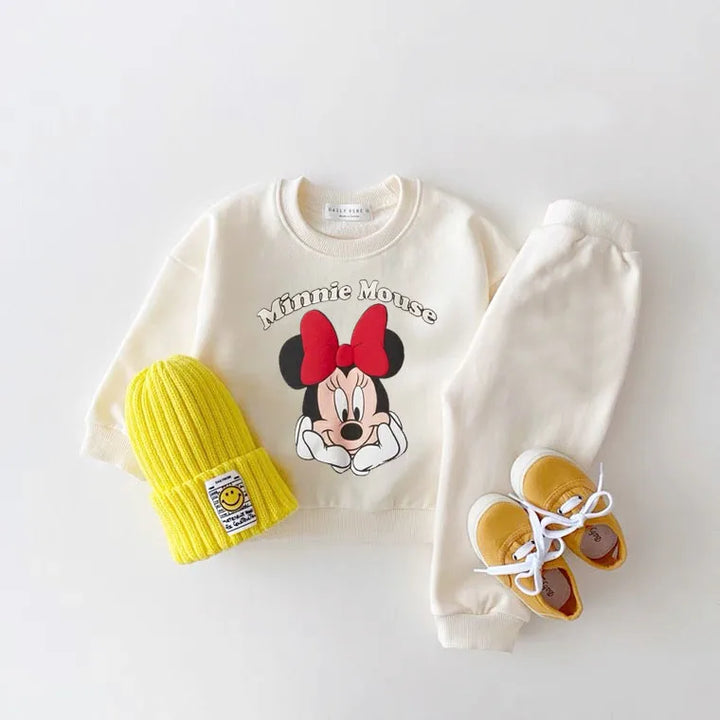 Conjunto de moletons estampados do Mickey Mouse