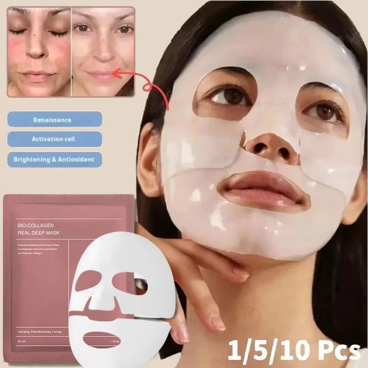 Máscara Facial Com Colágeno Hidrolisado