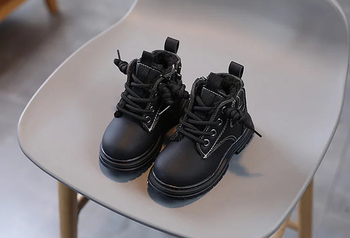 Novas botas  infantil inverno engrossado meninos meninas