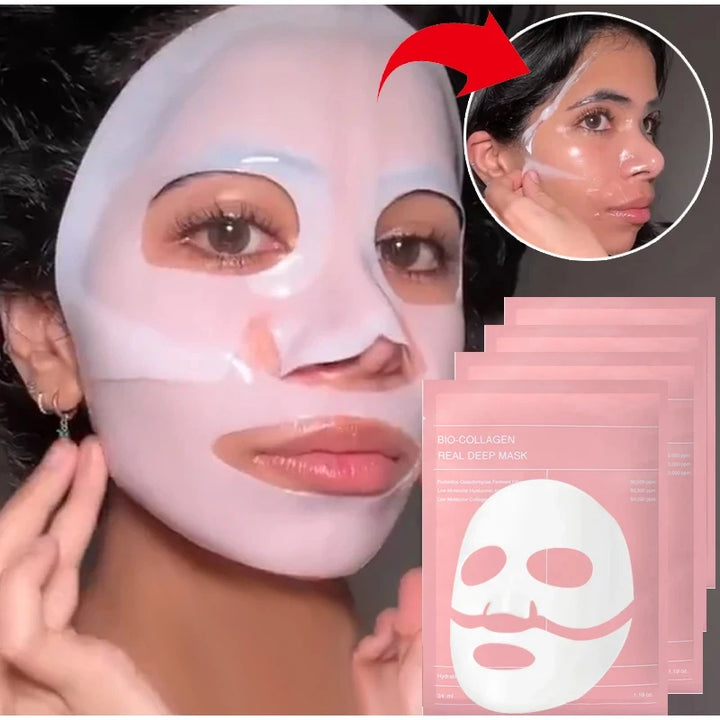 máscara facial anti rugas