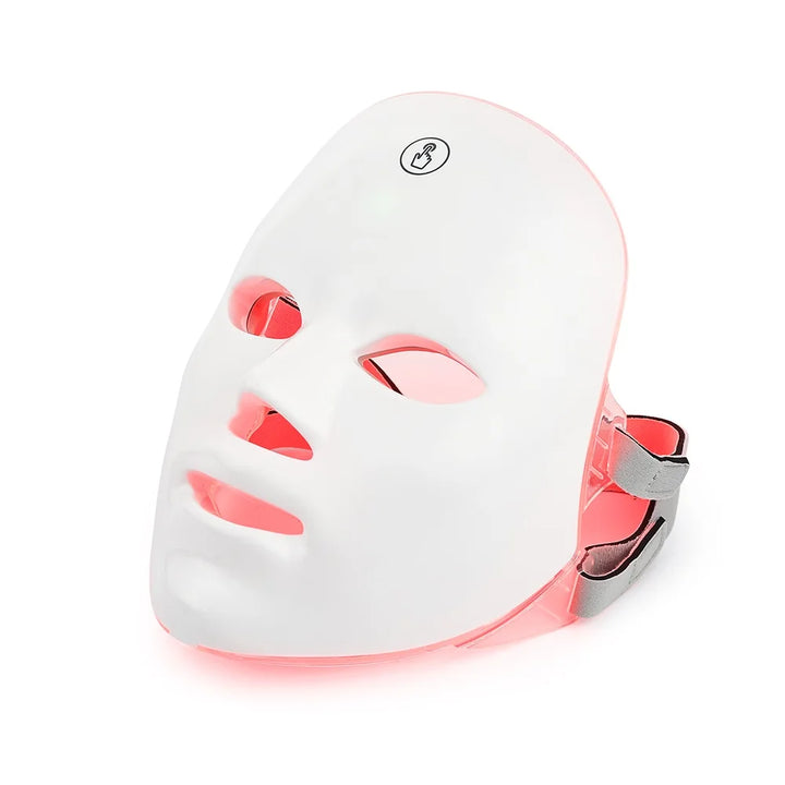 Máscara facial recarregável de led