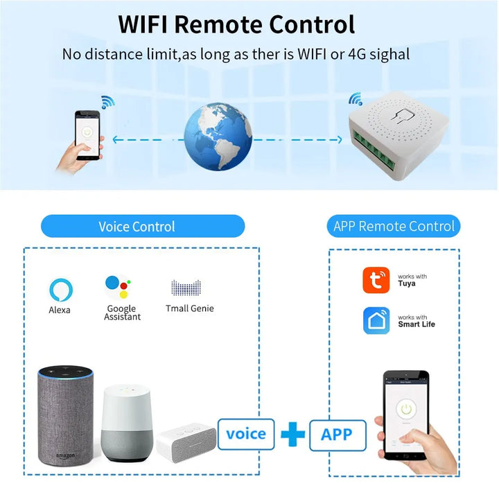 Interruptor inteligente wi-fi 16a