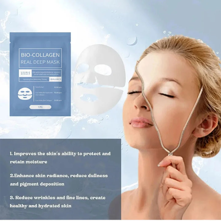 máscara facial anti rugas